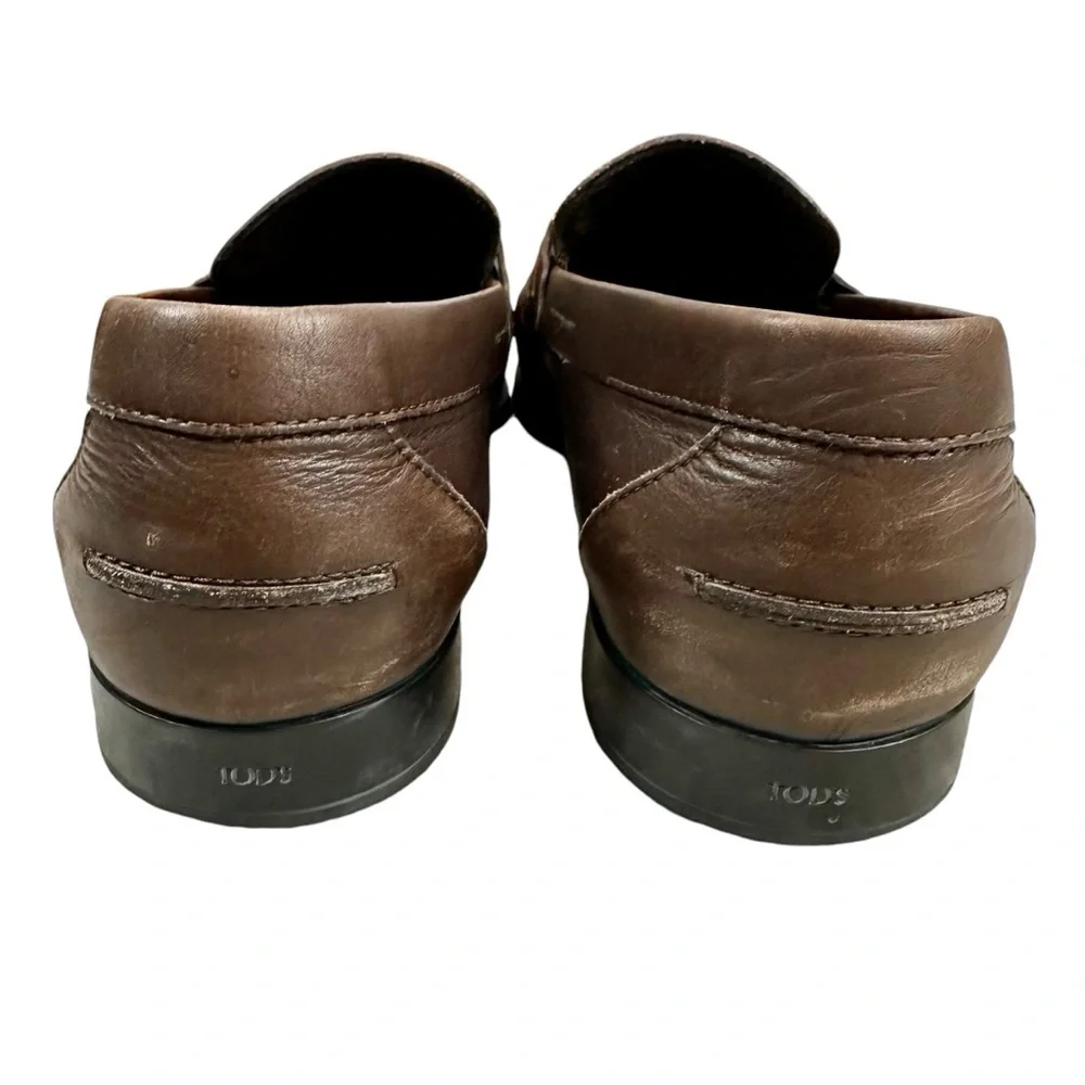 TOD’S‎ GRECA ACCES Strap Leather Loafers